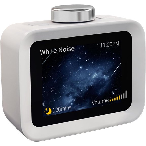 ChronoSense Alarm Clock for Bedroom Temperature Humidity, 7-Day Programmable 4 Alarms, 100dB Loud Gradual Alarm Clock Heavy Sleeper, IPS Screen Animation, Hourly Chime