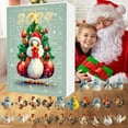 Chronometer Timer 2024 Christmas Arrival Calendar Cute Chicken Acrylic