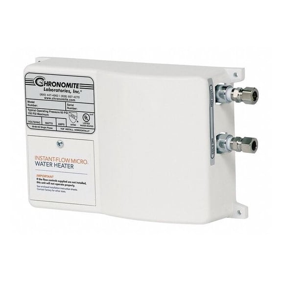 Chronomite Electric Tankless Water Heater,208V M40/208HTR 110F-I