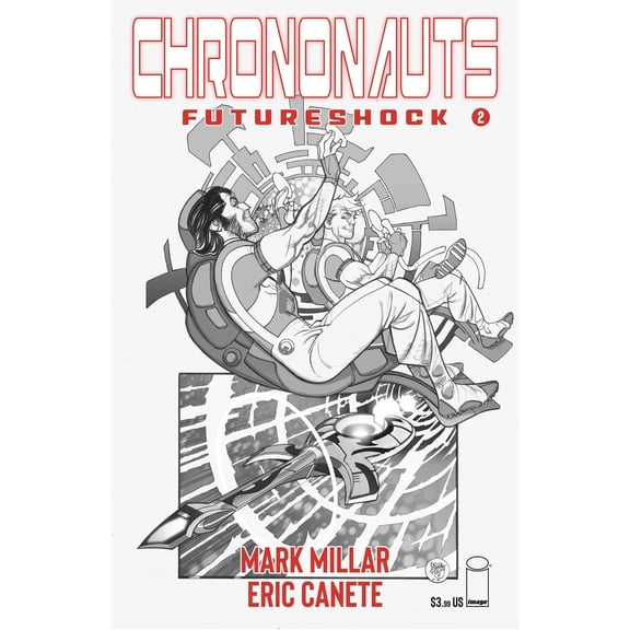 Chrononauts Futureshock #2 (Cvr B B&w Ferry) Image Comics Comic Book