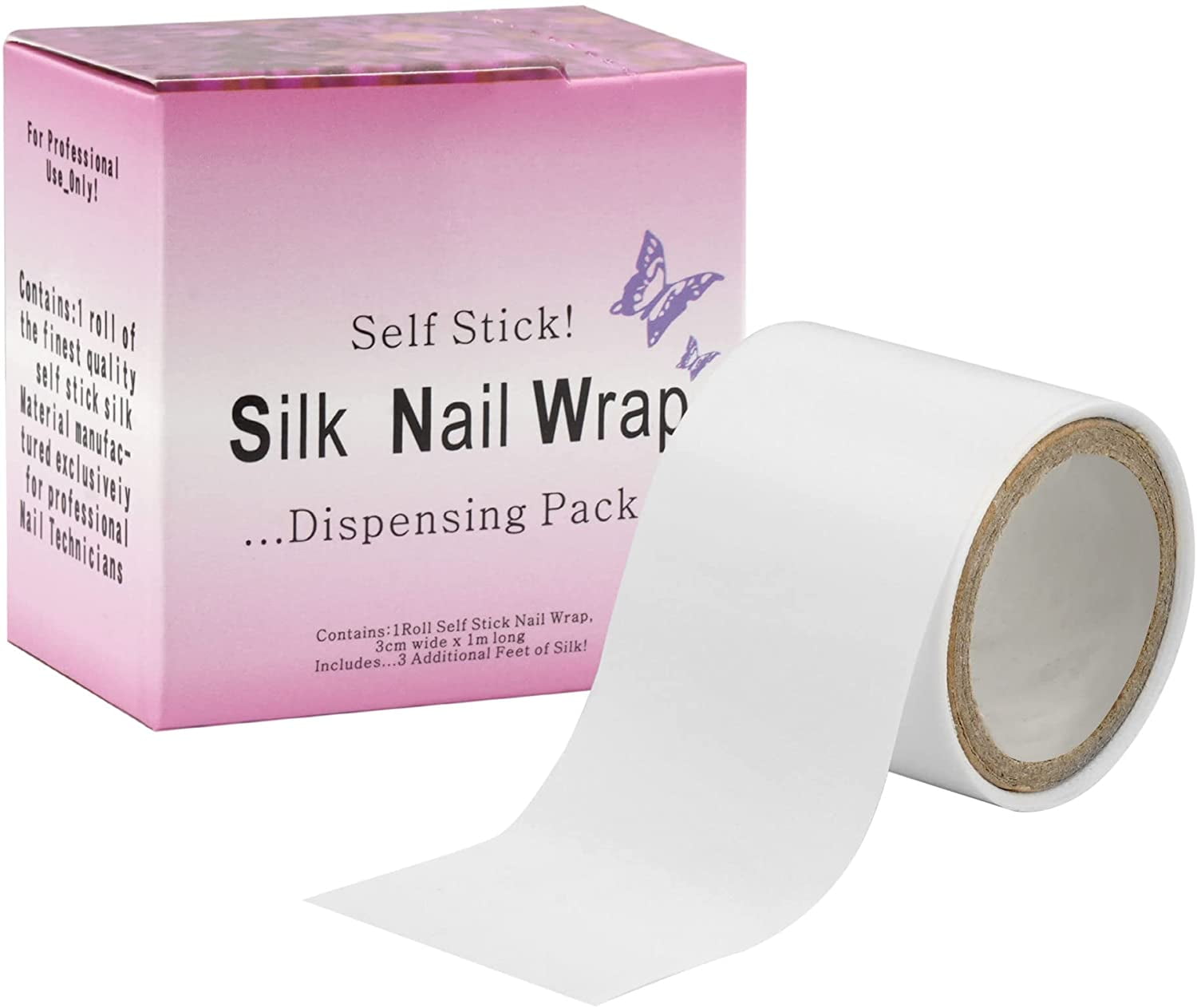Chrontier Silk Nail Wrap Nail Splits Breaks Instant Reinforce Repair Bandage Tape Protector Self Adhesive Easy Trimerable for UV Gel Acrylic Nail f1016ace 73ee 46ef b247 19d2f37cf627.bcb5be6ff258968c4b0529430b9bfc10