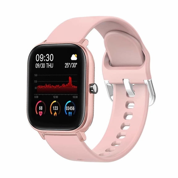 Chronus Smart Watch Fitness Trackers IP67 Waterproof Activity Tracker Pedometer Sleep Monitor Take Photo 1.4 Inch Tft Color Display (Rose)