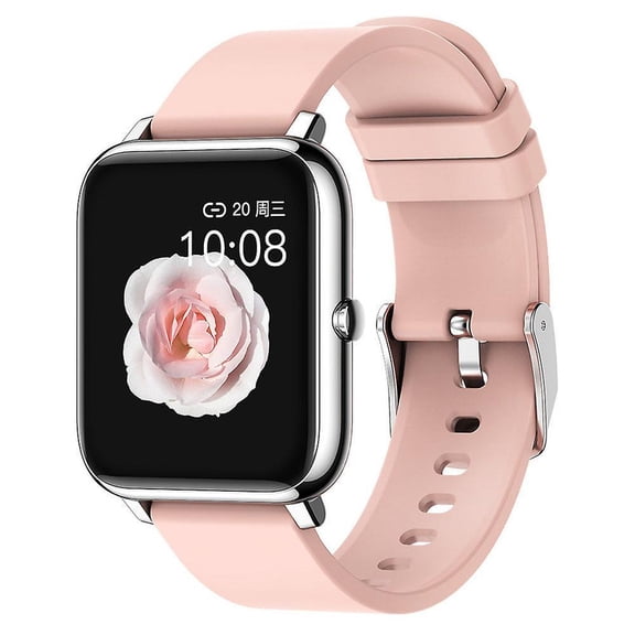 Chronus Smart Watch Sleep Monitoring Android iOS Compatible Men's and Women's Smart Watch (Rose)