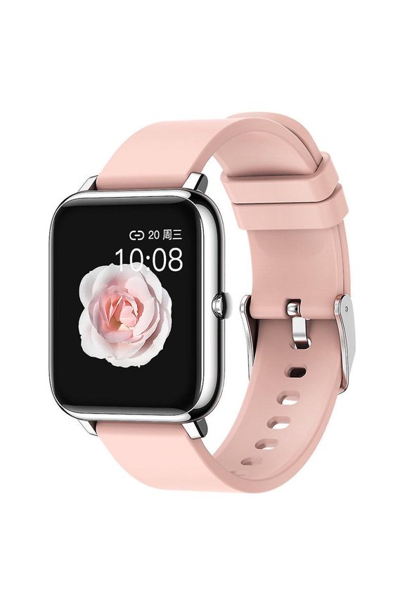 Smart Watch Sleep Monitoring Android iOS Compatible Men's and Women's Smart Watch (Rose)