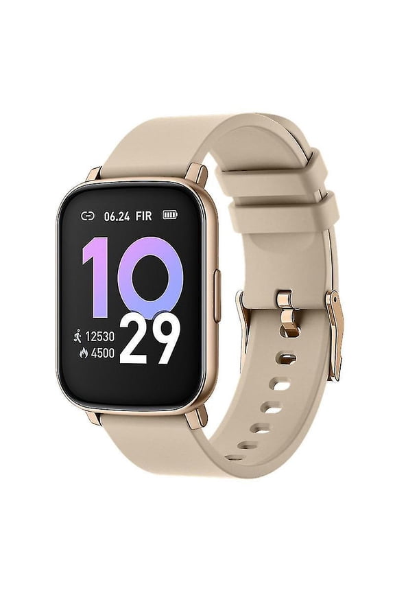 Smart Watch Women Men, 1.65 Inch Waterproof Smart Watch IP68 Smart Watch with Monitor (gold)
