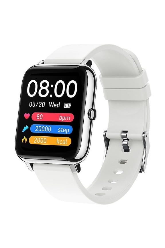 Smart Watch for Men and Women, Fitness Watch 1.4 Inch Full Touch Screen, IP67 Waterproof Smart Watch for iPhone Android Phone (white)