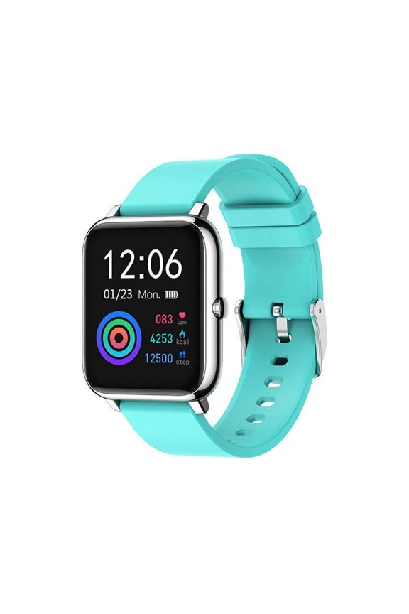 Smart Watch for unisex with IP67 Waterproof StopWatch Alarm for Android iPhone-Blue