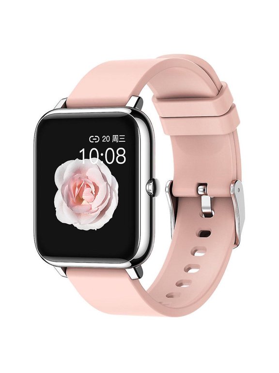 Smart watch, Android and iOS for Women and Men (Rose)