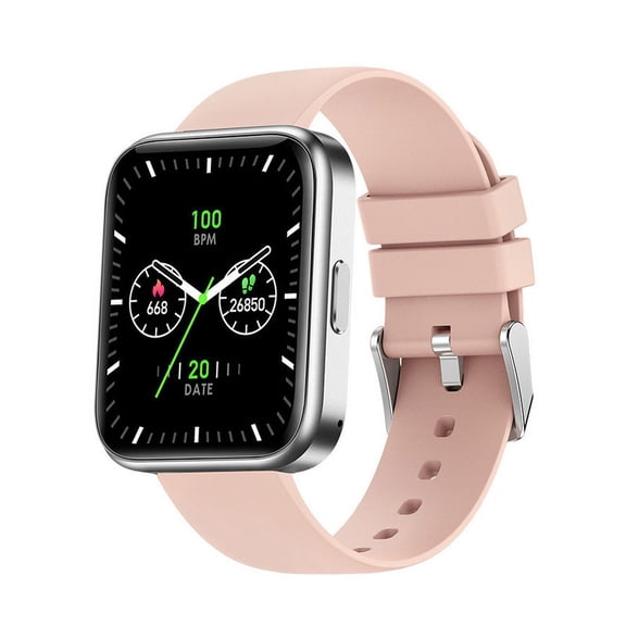 Chronus Smartwatch IP68 Waterproof Fitness Tracker for Men and Women (Pink)