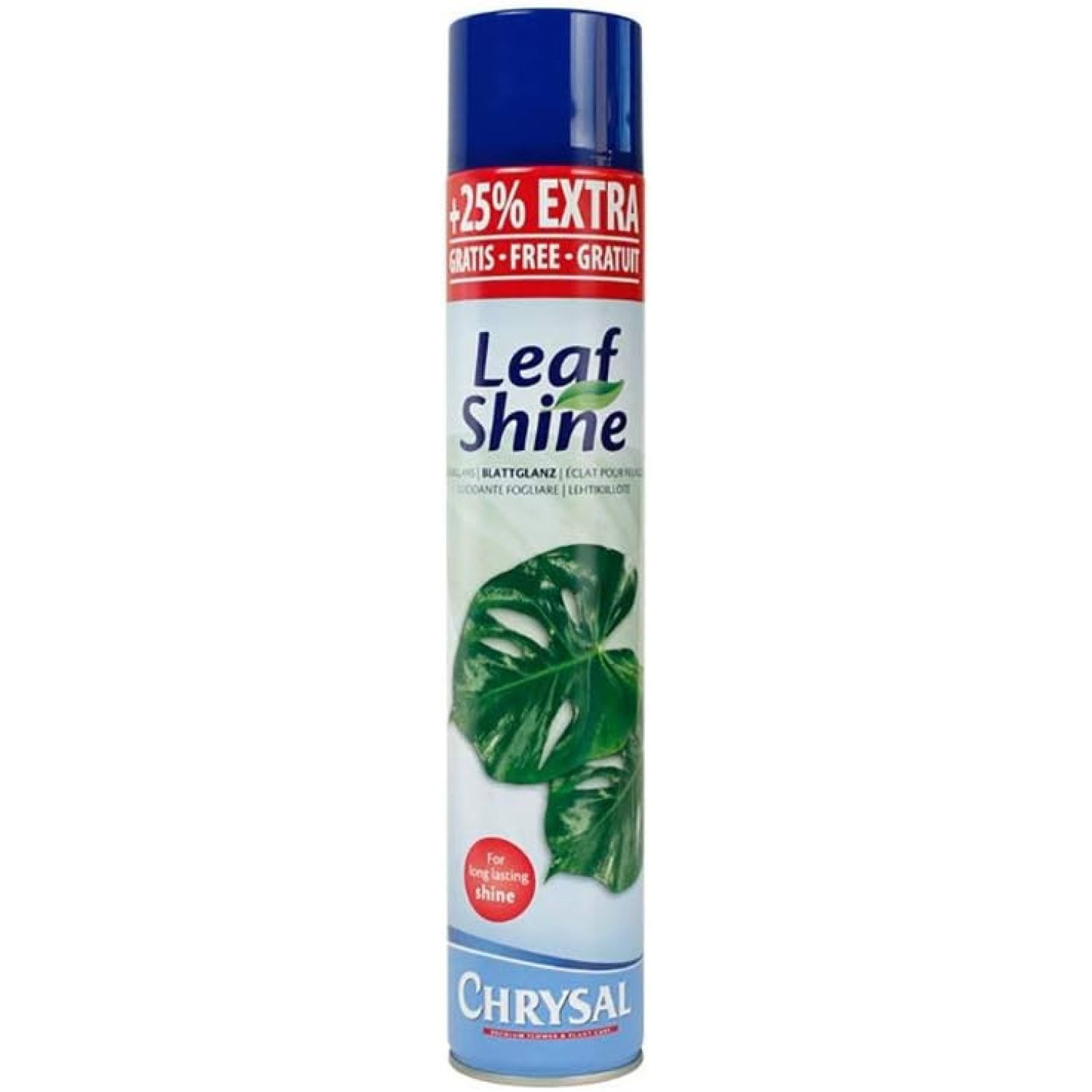 Chrysal Leaf Shine Spray, 16.8 ounce For Indoor Plants Makes Leaves