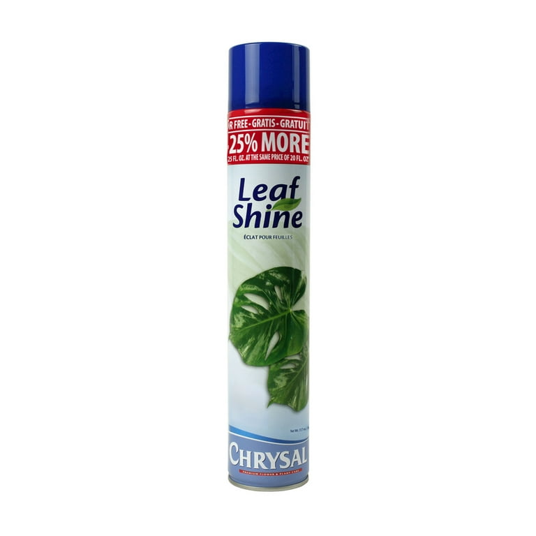 Chrysal Leaf Shine Spray for Indoor Plants- 12 Pack- 25 oz