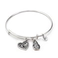 thumbnail image 1 of Chrysalis Mother's Love Expandable Bangle, Rhodium-Plated, 1 of 1