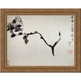 thumbnail image 1 of Chrysantheme 24x20 Gold Ornate Wood Framed Canvas Art by Bada Shanren, 1 of 2