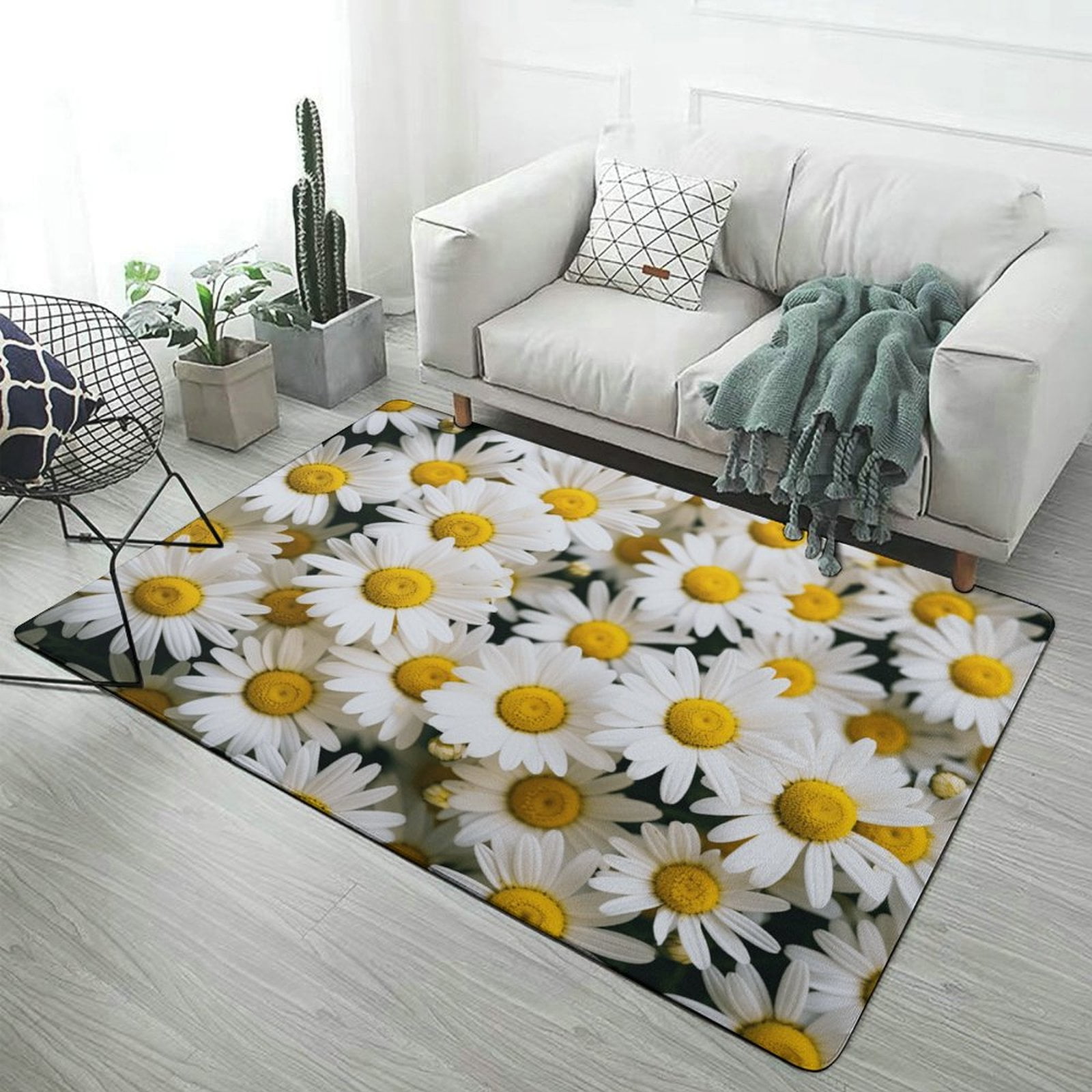 Chrysanthemum (10) Carpet Style Living Room Bedroom Rug Modern 3d Entry ...