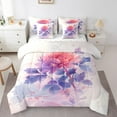 Chrysanthemum Bedding Queen Size 7pcs For Kids Girls Pink Pastel
