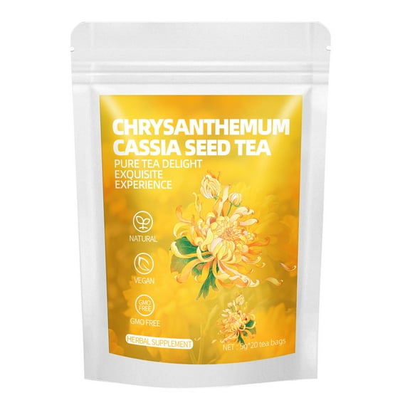 Chrysanthemum Cassia Seed Tea - Herbal Blend with Licorice & Wolfberry