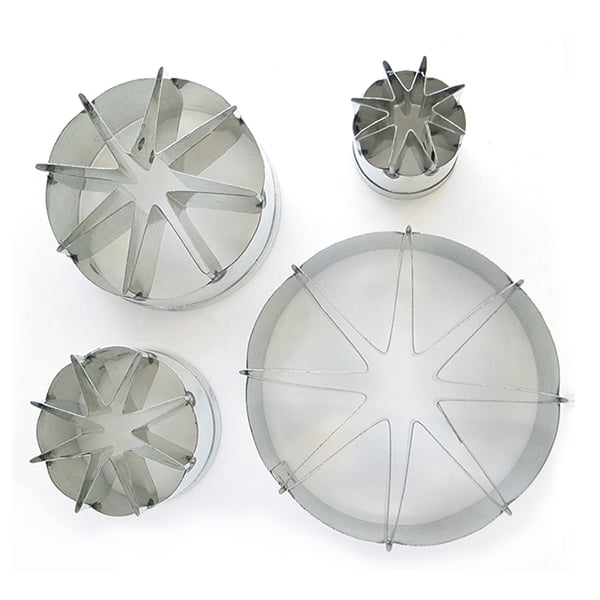 Chrysanthemum Cutters (also Water Lily center, set of 4 sizes) by WSA ...
