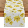 thumbnail image 1 of Chrysanthemum Simple Watercolor Table Runners Kitchen Table ration Washable Dining Table Runner Wedding Party rations, 1 of 7