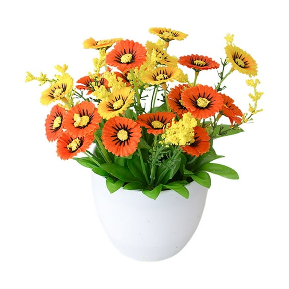 Chrysanthemum With Realistic Fall菊 For Home Centerpiece Windproof