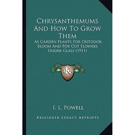 Chrysanthemums And How To Grow Them : As Garden Plants For Outdoor Bloom And For Cut Flowers Under Glass (1911) (Paperback)