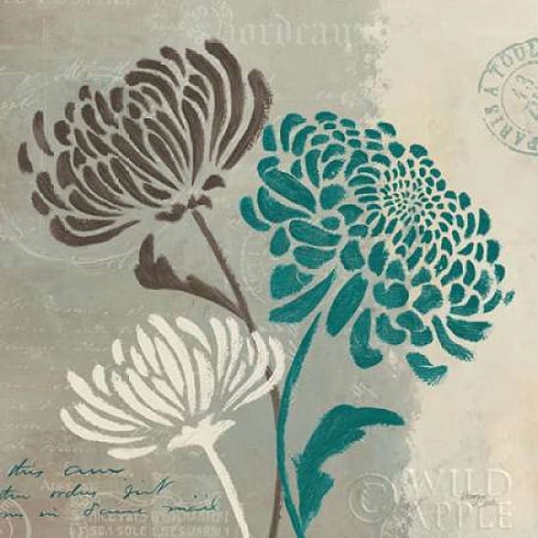 Chrysanthemums II Canvas Art - Wellington Studio (24 x 24)
