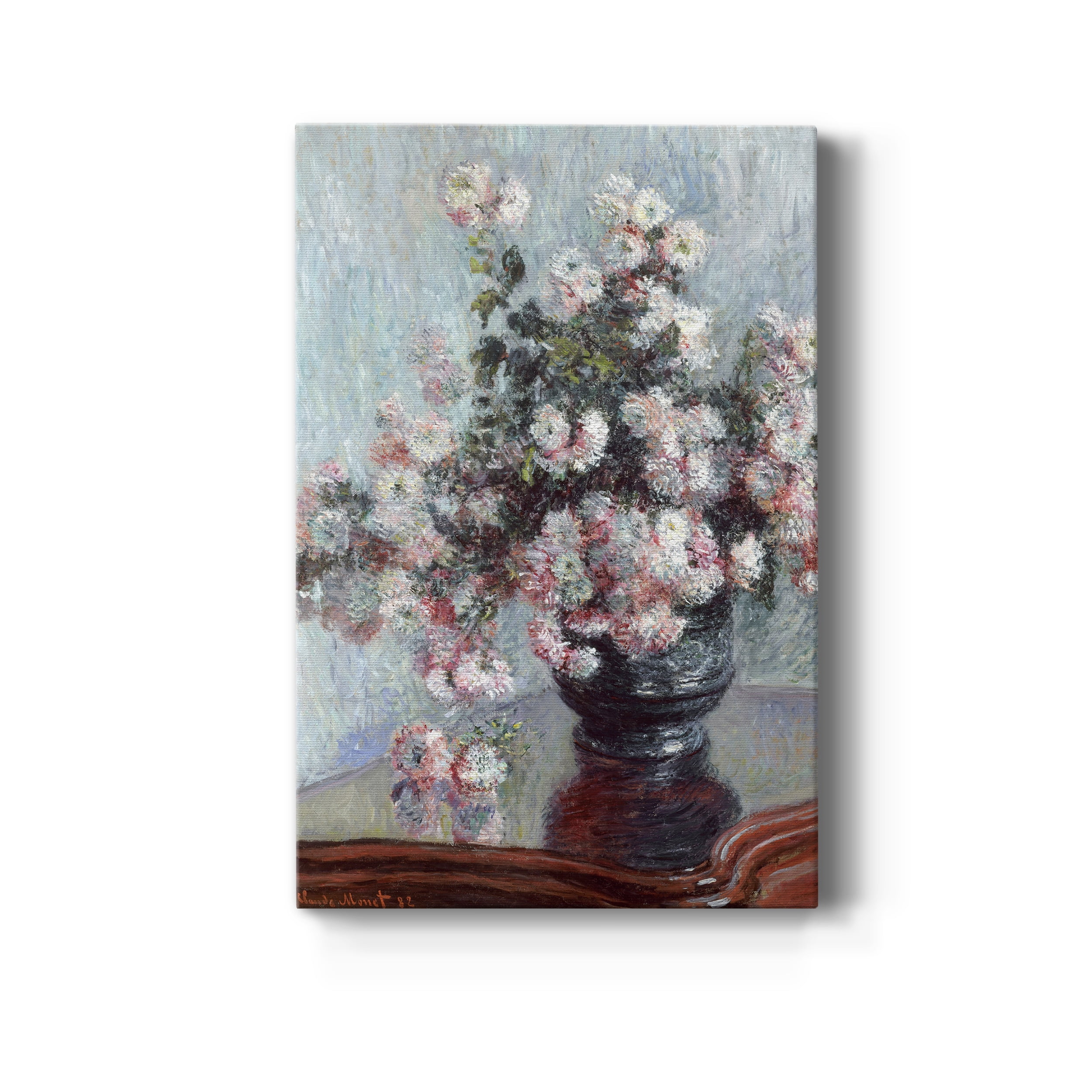 Chrysanthemums Premium Gallery Wrapped Canvas - Ready to Hang - 8 x 12