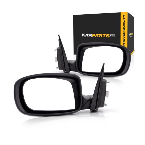 For Chrysler 200 2011 2012 2013 2014 Door Mirror Driver and Passenger Side | Pair | Power | Heated | Chrome | Replacement For 68081540AD, 68101147AA | CH1320329