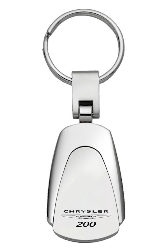 Chrysler 200 Chrome Tear Drop Key Chain