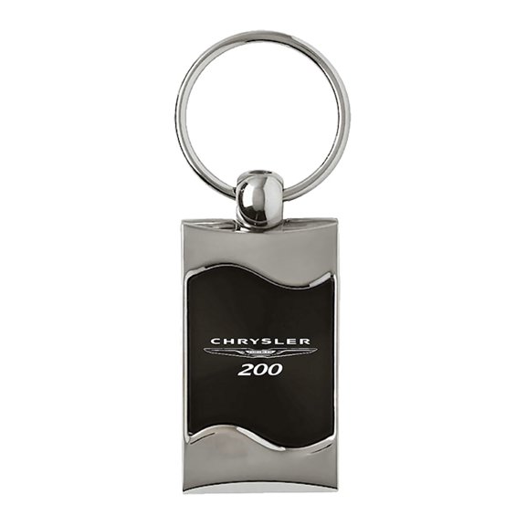 Chrysler 200 Keychain & Keyring - Black Wave