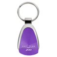 thumbnail image 1 of Chrysler 200 Keychain & Keyring - Purple Teardrop, 1 of 2