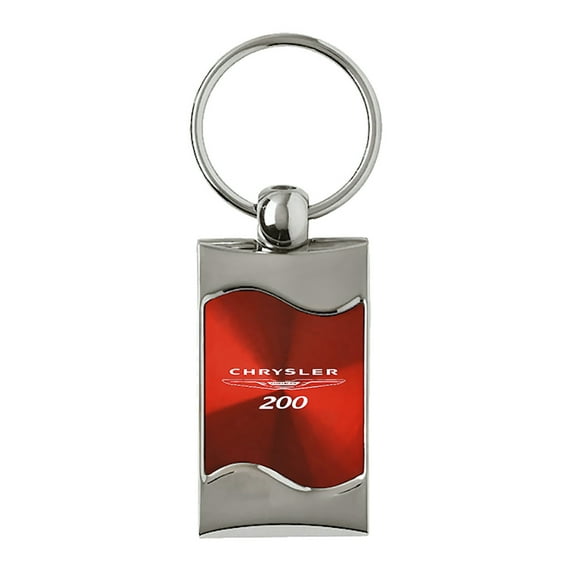 Chrysler 200 Keychain & Keyring - Red Wave