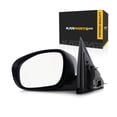 thumbnail image 1 of For Chrysler 300 2007 2008 2009 2010 Door Mirror Driver Side | Power Glass | Non-Heated | Non-Towing | Non-Foldaway | Textured Black | Replacement For CH1320294 | 4805981AI-PFM, 4806157AD-PFM, 1 of 9