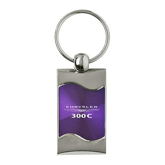 Chrysler 300C Keychain & Keyring - Purple Wave