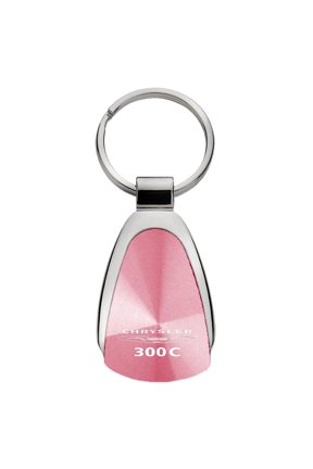 Chrysler 300C Teardrop Key Chain (Pink)