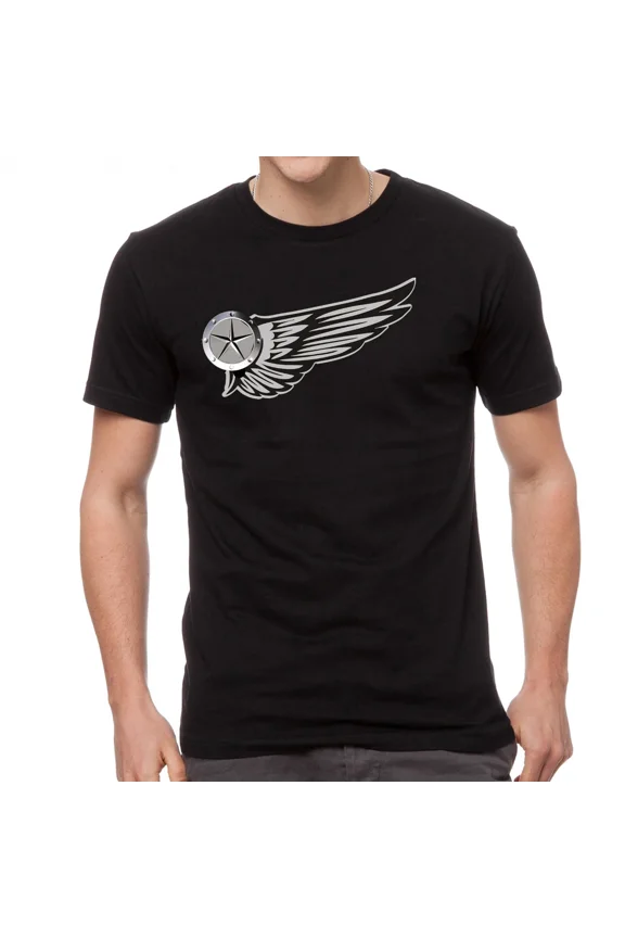 Chrysler Auto Flügel Logo schwarz T-Shirt -835