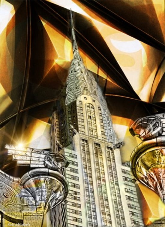 Chrysler Building Canvas Art - Robert Michaels (14 x 19)