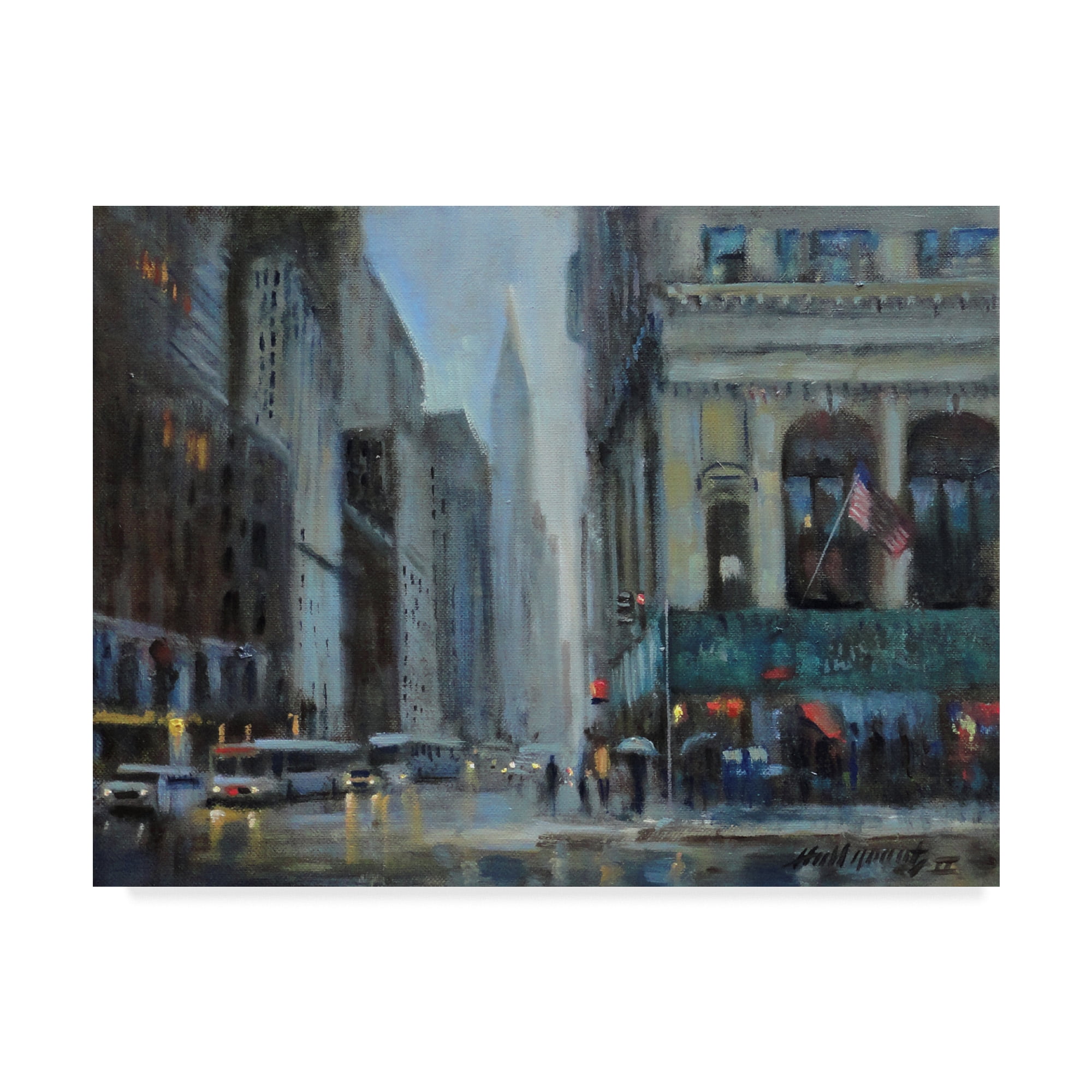 Chrysler Building, Manhattan' Canvas Art by Hall Groat Ii