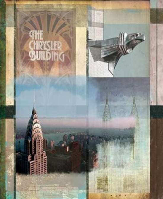 Chrysler Collage Canvas Art - Andrew Sullivan (20 x 24)