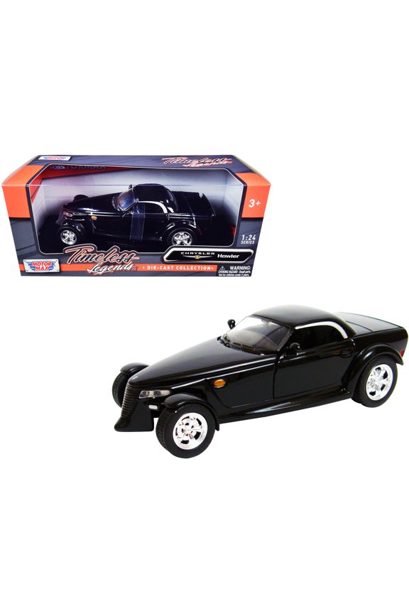 Chrysler Howler Concept Black "Timeless Legends" 1/24 Diecast Model Car by Motormax