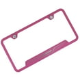 thumbnail image 1 of Chrysler Laser Etched Logo Cut-Out License Plate Frame (Pink), 1 of 3