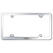 Chrysler Laser Etched Logo Wide Body License Plate Frame (Chrome)