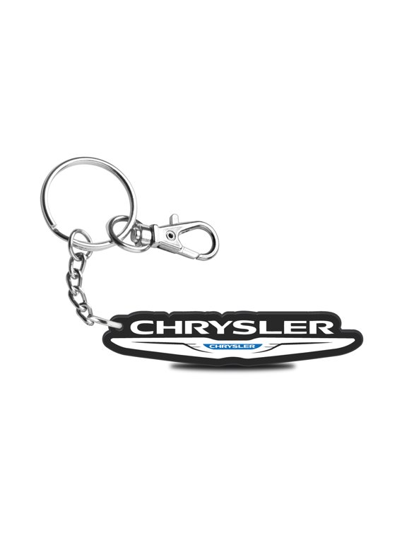 Chrysler Logo Custom Laser Cut UV Full-Color Printing Acrylic Charm Key Chain