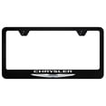 thumbnail image 1 of Chrysler Name and Logo UV Print Polycarbonate License Plate Frame (Black), 1 of 3