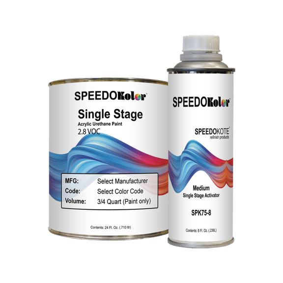 Chrysler PAU Granite Crystal Metallic Single Stage Acrylic Urethane Color (Quart Kit)