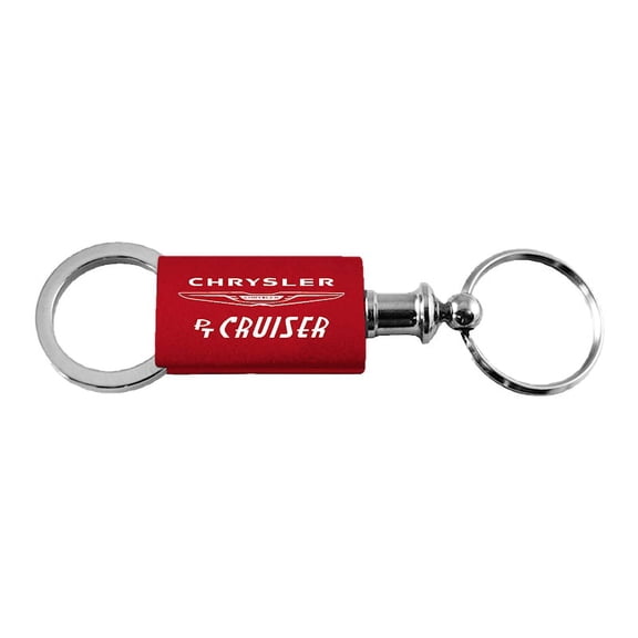 Chrysler PT Cruiser Anodized Aluminum Valet Key Fob (Red)