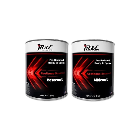 R&E Paint Supply Compatible with Chrysler PWP/SWP, Golden White Pearlcoat, Tri-Coat Automotive Paint