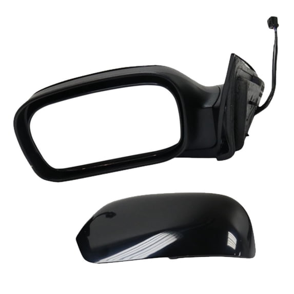 For Chrysler Pacifica 2006 2007 2008 Door Mirror Driver Side | Heated | Power Glass | Textured Black | Manual Folding | Replacement For CH1320297 | 5113603AB