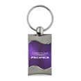 thumbnail image 1 of Chrysler Pacifica Rectangular Wave Key Ring (Purple), 1 of 2