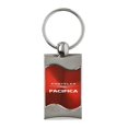thumbnail image 1 of Chrysler Pacifica Rectangular Wave Key Ring (Red), 1 of 2