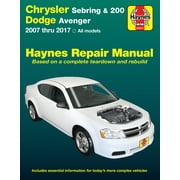 Chrysler Sebring Sedan 07-10, Sebring Convertible 08-10, 200 11-17 & Dodge Avenger 07-14 Haynes Repair Manual ^